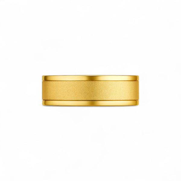Item | Buy 6mm Sandblast Band in 10K Gold | SPOP Enterprise Global